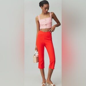 Maeve Structured Bombshell Capri Pants